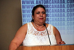 Sophie Chagnon, représentante pour l'Office de tourisme de Puerto Rico