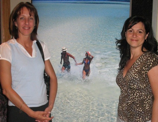 Syvie Murdoch et Caroline Bergeron de Vacances Sunwing