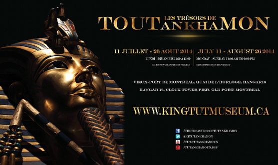 Les trésors de Toutankhamon pour la première fois au Vieux-Port de Montréal