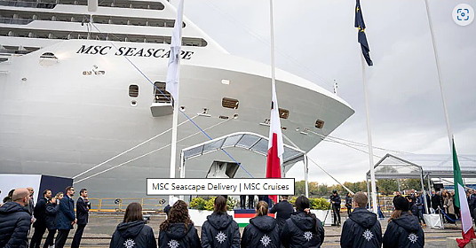 MSC Croisières accueille un nouveau navire, le MSC Seascape