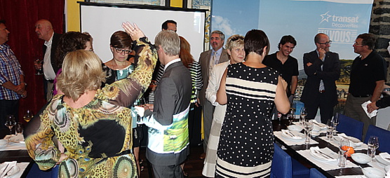 Transat découvertes reçoit pour le dévoilement de sa brochure 2014-2015  Transat découvertes reçoit pour le dévoilement de sa brochure 2014-2015