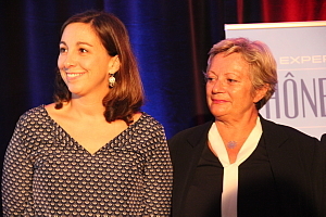 Olivia Poncy, chargée de marché pour le CRT Rhône-Alpes et Christine Barniaud, chargée de promotion pour Only Lyon Tourisme et Congrès