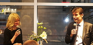 Diane Audet, responsable des communications et Jean-Noël Rault, vice-président directeur général d'Air France/ KLM au Canada Diane Audet, responsable des communications et Jean-Noël Rault, vice-président directeur général d'Air France/ KLM au Canada