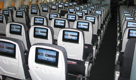 En classe économique En classe économique