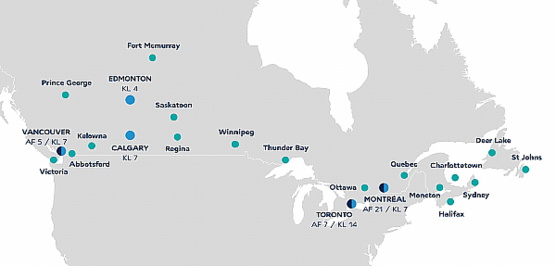 Air France-KLM se renforce au Canada Air France-KLM se renforce au Canada