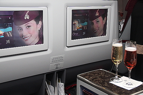 Les fauteuils de la classe Affaires Les fauteuils de la classe Affaires