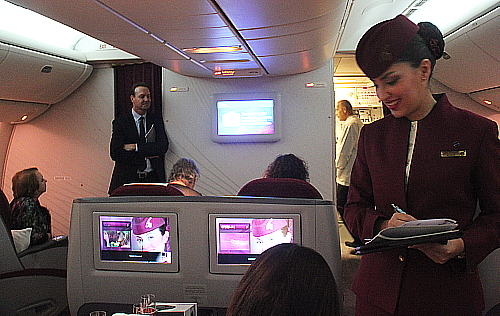 Qatar Airways présente son service 5 étoiles... Qatar Airways présente son service 5 étoiles...