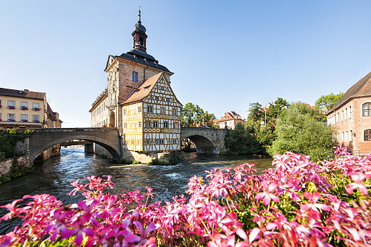 Bamberg : Patrimoine mondial de l'UNESCO, L'ancien hôtel de ville @ ONAT / Florian Trykowski