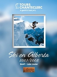 La seconde édition de la brochure Ski Alberta disponible chez Tours Chanteclerc