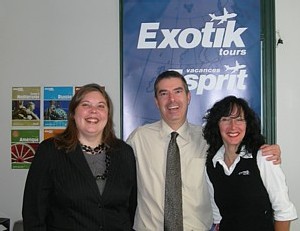 Claudia Tourigny, Christian Guillet (directeur ventes & marketing), Nathalie Demontigny (coordonnatrice des ventes) Claudia Tourigny, Christian Guillet (directeur ventes & marketing), Nathalie Demontigny (coordonnatrice des ventes)