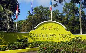 Situé près de Rodney Bay le Smugglers Cove compte 357 chambres, toutes au rez-de-chaussée