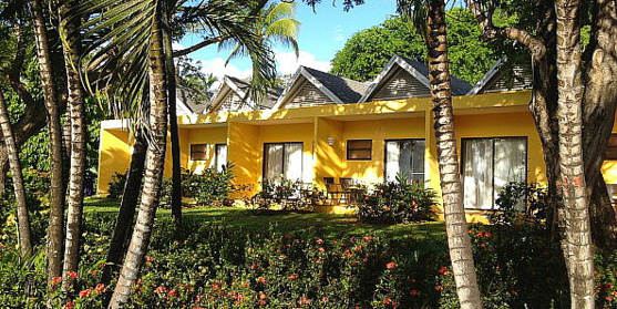 La majorité des chambres ont vue sur les jardins de la propriété, mais quelques-unes se trouvent aussi plus près de la plage.