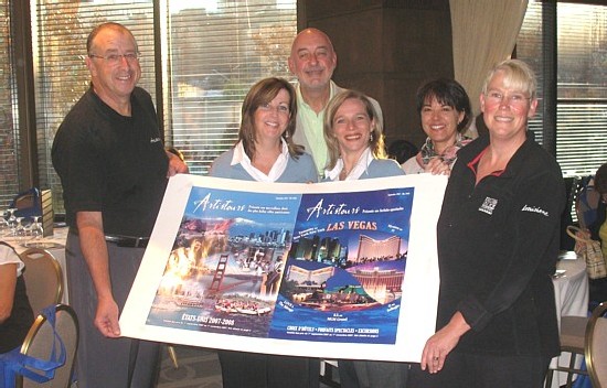 Marc Vézina, Sylvie Léveillé, Serge Lamarre, Lenka Marcoux, Renée Wilson et Marie-Josée Tremblay