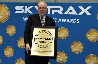 Le réseau Star Alliance est nommé Meilleure alliance mondiale de transporteurs aériens aux World Airline Awards de Skytrax 2023 Le réseau Star Alliance est nommé Meilleure alliance mondiale de transporteurs aériens aux World Airline Awards de Skytrax 2023