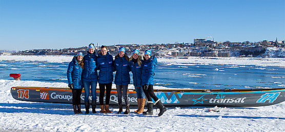 Groupe Voyages Québec et Air Transat s'associent pour présenter le circuit québécois de canot à glace Groupe Voyages Québec et Air Transat s'associent pour présenter le circuit québécois de canot à glace