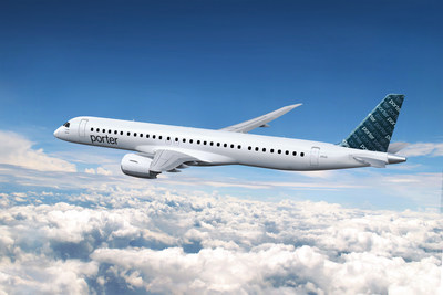 Porter ajoute des vols Edmonton-Ottawa avec des appareils E195-E2