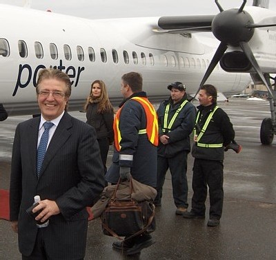 Robert Deluce PDG de Porter Airlines (photo archives) Robert Deluce PDG de Porter Airlines (photo archives)
