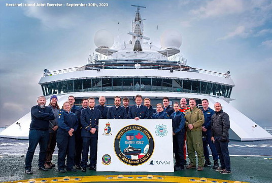 PONANT pilier d’un exercice international de sécurité en zone polaire