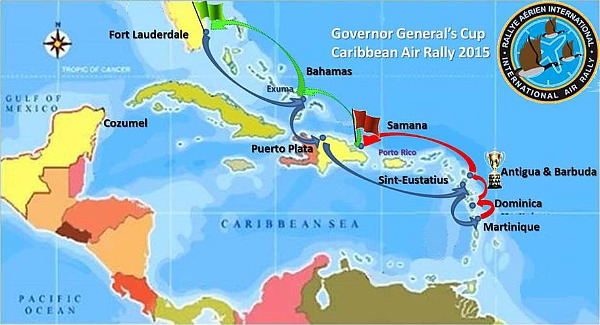 La Martinique accueille le challenge aérien de la coupe du Gouverneur Général du Canada du 12 au 15 avril 2015