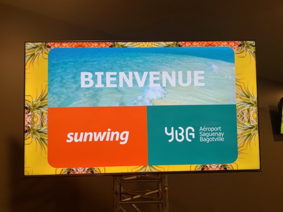Sunwing dévoile la nouvelle aérogare de l'aéroport Saguenay-Bagotville (YBG) 