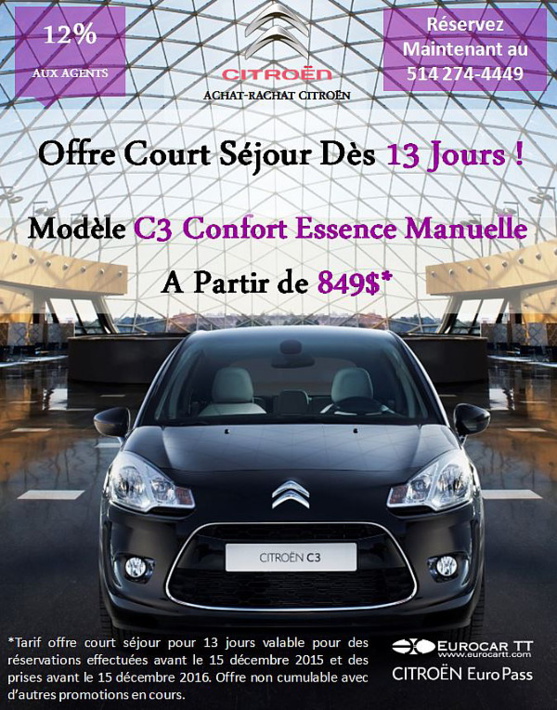 Profitez de l’Achat-Rachat Citroën dès 13 Jours Profitez de l’Achat-Rachat Citroën dès 13 Jours