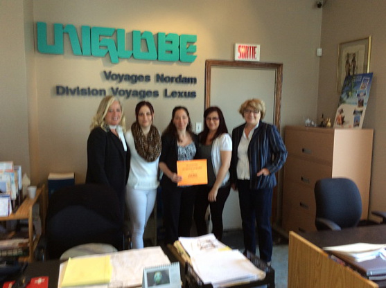 Uniglobe Nordam Manon, Miria Peciano, Sabrina Lumina, Lena Amerian, Mrs. Apihian Uniglobe Nordam Manon, Miria Peciano, Sabrina Lumina, Lena Amerian, Mrs. Apihian