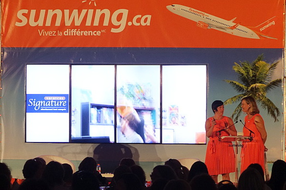 Lancement 2015/2016: le Groupe de Voyages Sunwing fait salle comble à Laval Lancement 2015/2016: le Groupe de Voyages Sunwing fait salle comble à Laval