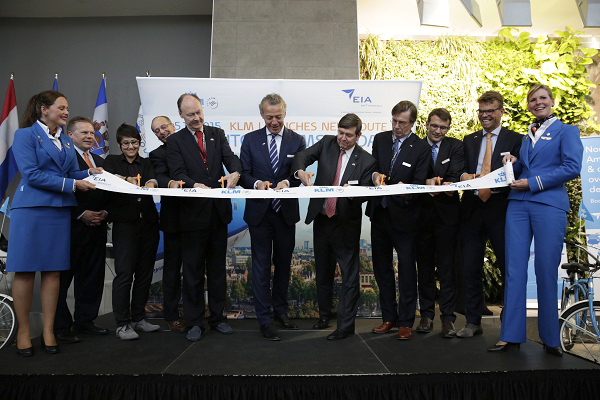 KLM: l’inauguration de la nouvelle liaison Edmonton -Amsterdam offre un nouvel accès entre l’ouest Canadien et l’Europe