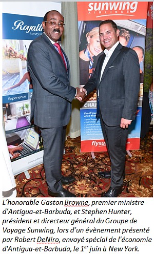 Sunwing ouvrira un hôtel Royalton à Antigua en 2017 Sunwing ouvrira un hôtel Royalton à Antigua en 2017