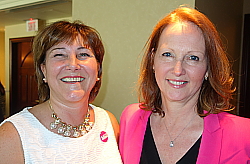 Debbie Legroulx et Nadine Droulans