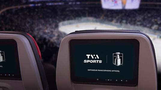 La chaîne TVA Sports sera offerte en mai, permettant ainsi aux clients d'Air Canada d'encourager leur équipe de hockey favorite à bord de certains vols, tandis que les chaînes Sportsnet ONE et Sportsnet East sont offertes dès maintenant. (Groupe CNW/Air Canada)