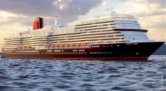 Cunard accueille officiellement son nouveau navire, le Queen Anne