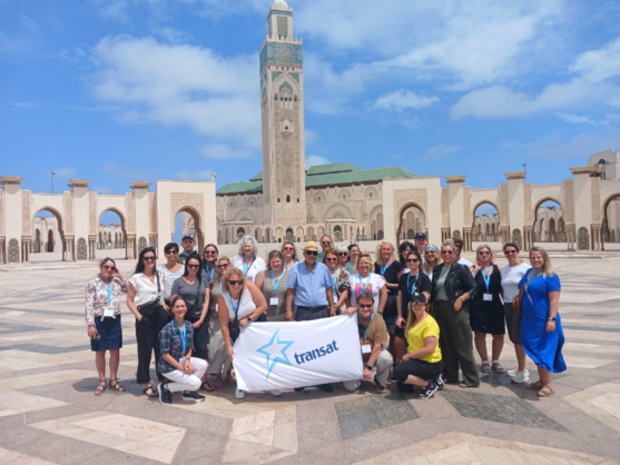 Transat fait découvrir son offre exclusive au Maroc à 26 conseillères et conseillers du Québec Transat fait découvrir son offre exclusive au Maroc à 26 conseillères et conseillers du Québec