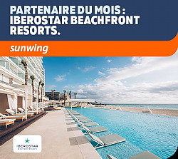 Vacances Sunwing s’associe à Iberostar Beachfront Resorts pour donner aux Canadiens encore plus de bonnes raisons d’opter pour des séjours tout compris Vacances Sunwing s’associe à Iberostar Beachfront Resorts pour donner aux Canadiens encore plus de bonnes raisons d’opter pour des séjours tout compris