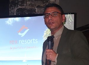 Sal Buccellato, représentant de REX Resorts.