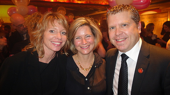 Jacinda Lowry de Club Med, Karen Acs et François Choquette d'Air Canada