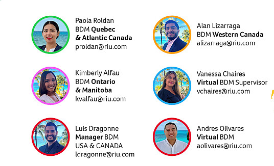 RIU Hotels & Resorts remercie ses meilleurs partenaires agents en compagnie de Sunwing RIU Hotels & Resorts remercie ses meilleurs partenaires agents en compagnie de Sunwing