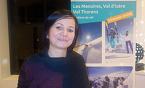 Aurélie Bornard , responsable promotions et groupes de Les Menuires