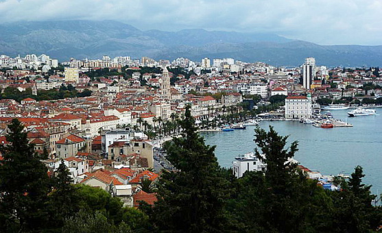 Split vu du Mont Marjan