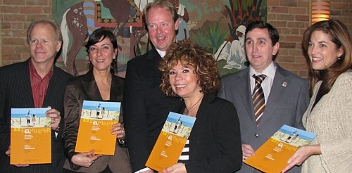 Denis Codère, VP commercialisation VT, Monica Solés Tourisme Barcelone, Claes Akerblom Catalunya Tourism, Gisela Alegria Narvaes, Jorge Rubio Office de Tourisme d'Espagne à Toronto, Maryse Martel directrice commercialisation VT Denis Codère, VP commercialisation VT, Monica Solés Tourisme Barcelone, Claes Akerblom Catalunya Tourism, Gisela Alegria Narvaes, Jorge Rubio Office de Tourisme d'Espagne à Toronto, Maryse Martel directrice commercialisation VT