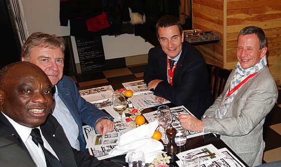 Jérôme Aké Béda, Olivier Schlegel, Patrick Oberson et François Michel.