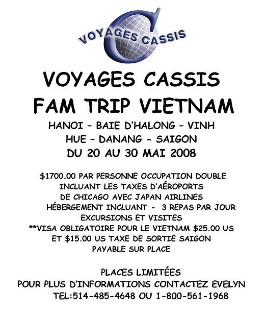 Voyages Cassis propose un éducotour au Vietnam