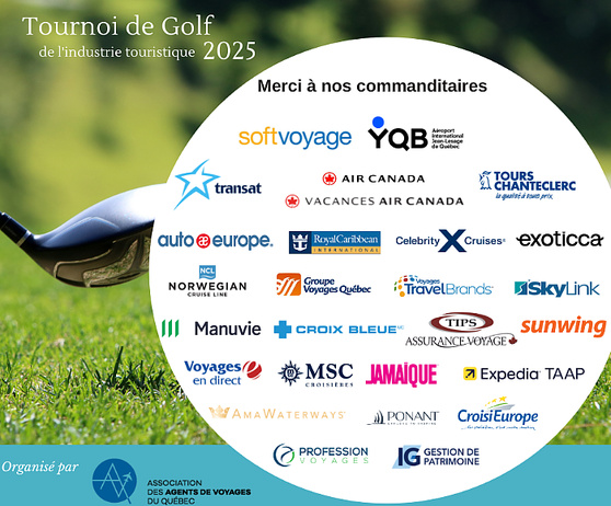 Tournoi de golf de l’industrie touristique : Les quatuors et billets individuels sont maintenant en vente ! Tournoi de golf de l’industrie touristique : Les quatuors et billets individuels sont maintenant en vente !