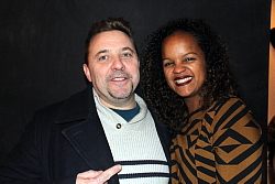 Jessica Marie, en compagnie d'André Loiseau, le chef du restaurant Carte blanche. Jessica Marie, en compagnie d'André Loiseau, le chef du restaurant Carte blanche.