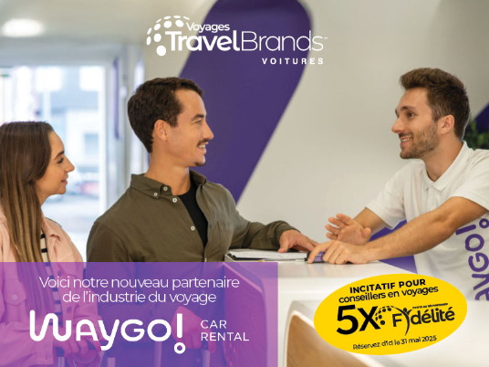 Voyages TravelBrands accueille WayGo! Location de voiture dans son portefeuille en pleine croissance