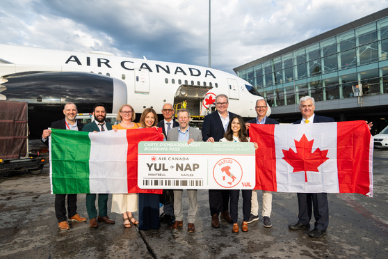 Ciao, Napoli! Air Canada inaugure sa liaison avec la ville-porte de la côte amalfitaine