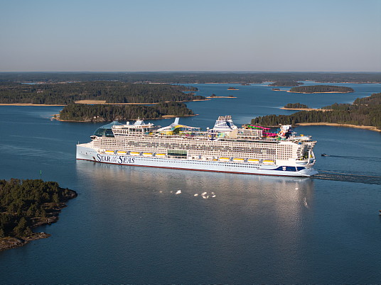 le Star Of The Seas de Royal Caribbean trace sa première route en mer le Star Of The Seas de Royal Caribbean trace sa première route en mer