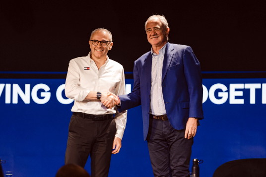 Stefano Domenicali et Pierfrancesco Vago Stefano Domenicali et Pierfrancesco Vago