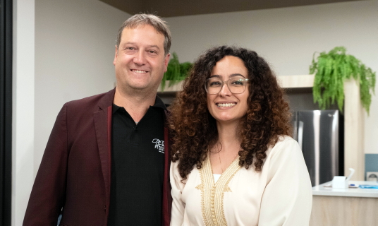 Jean-Philippe Brosseau président et Soumia Ouchan directrice marketing de Allo Destinations Jean-Philippe Brosseau président et Soumia Ouchan directrice marketing de Allo Destinations