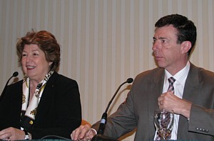 Jacqueline Dillman-Faure et Christian Lahhcen, VP directeur général Air France Canada Jacqueline Dillman-Faure et Christian Lahhcen, VP directeur général Air France Canada